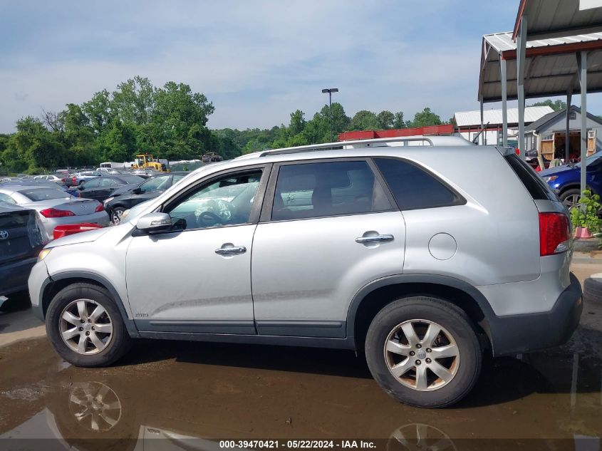 2013 Kia Sorento Lx V6 VIN: 5XYKTDA29DG348421 Lot: 39470421