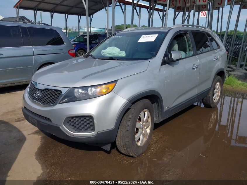 2013 Kia Sorento Lx V6 VIN: 5XYKTDA29DG348421 Lot: 39470421