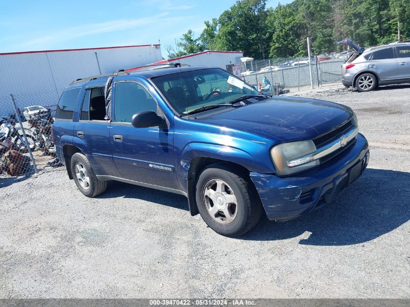 2002 Chevrolet Trailblazer Ls VIN: 1GNDT13S122418108 Lot: 39470422