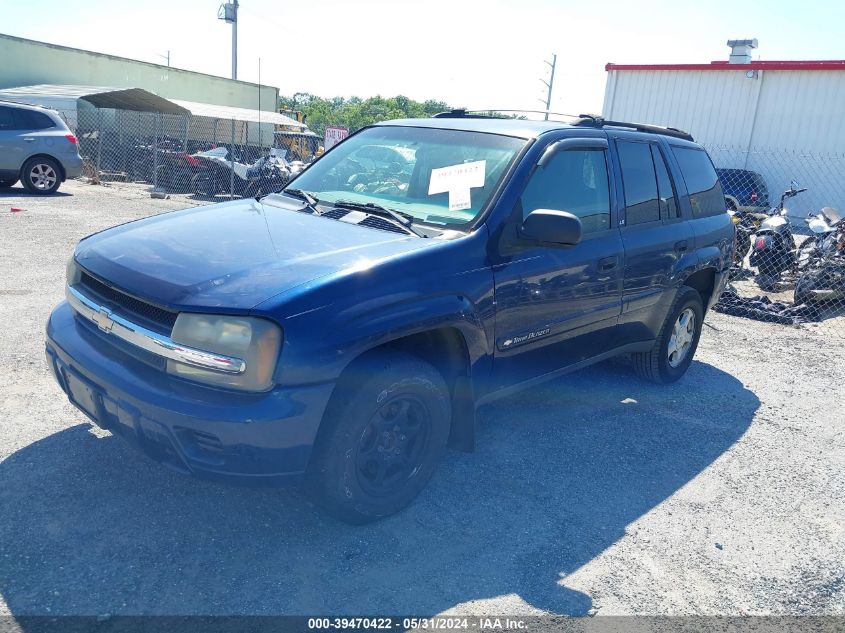 2002 Chevrolet Trailblazer Ls VIN: 1GNDT13S122418108 Lot: 39470422