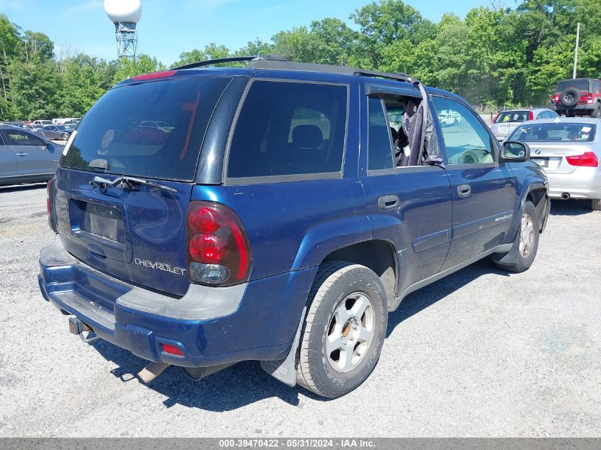 2002 Chevrolet Trailblazer Ls VIN: 1GNDT13S122418108 Lot: 39470422