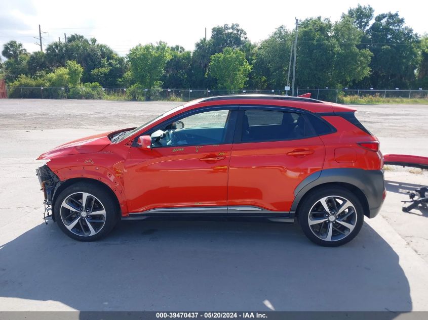 2019 Hyundai Kona Limited VIN: KM8K33A50KU196024 Lot: 39470437