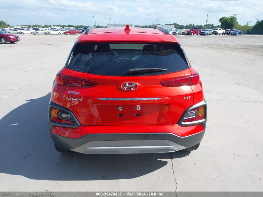 2019 Hyundai Kona Limited VIN: KM8K33A50KU196024 Lot: 39470437