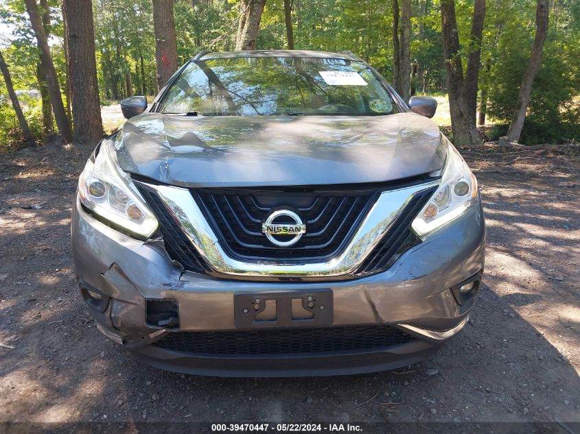 2017 Nissan Murano Sv VIN: 5N1AZ2MG9HN116238 Lot: 39470447