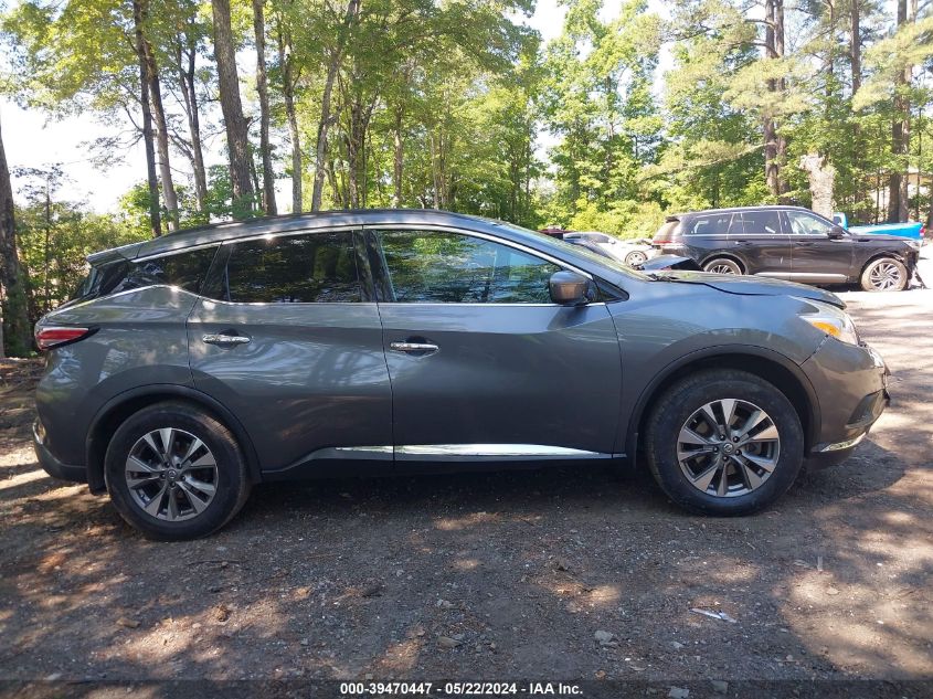 2017 Nissan Murano Sv VIN: 5N1AZ2MG9HN116238 Lot: 39470447