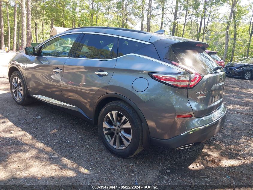 2017 Nissan Murano Sv VIN: 5N1AZ2MG9HN116238 Lot: 39470447