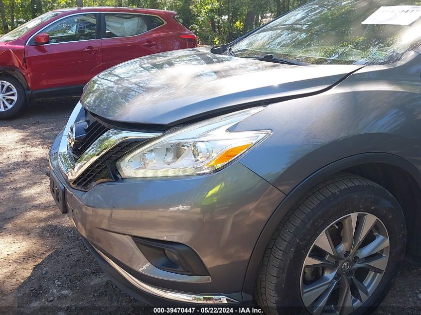 2017 Nissan Murano Sv VIN: 5N1AZ2MG9HN116238 Lot: 39470447