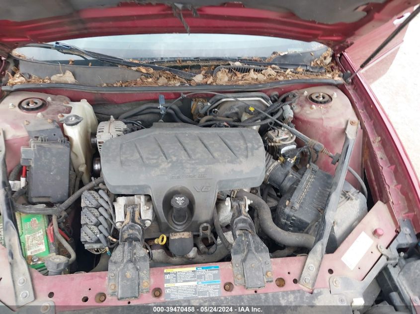 2007 Buick Lacrosse Cxl VIN: 2G4WD582X71241494 Lot: 39470458