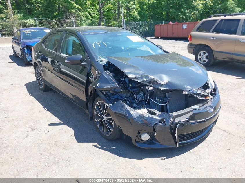 2015 Toyota Corolla S Plus VIN: 2T1BURHE6FC364388 Lot: 39470459