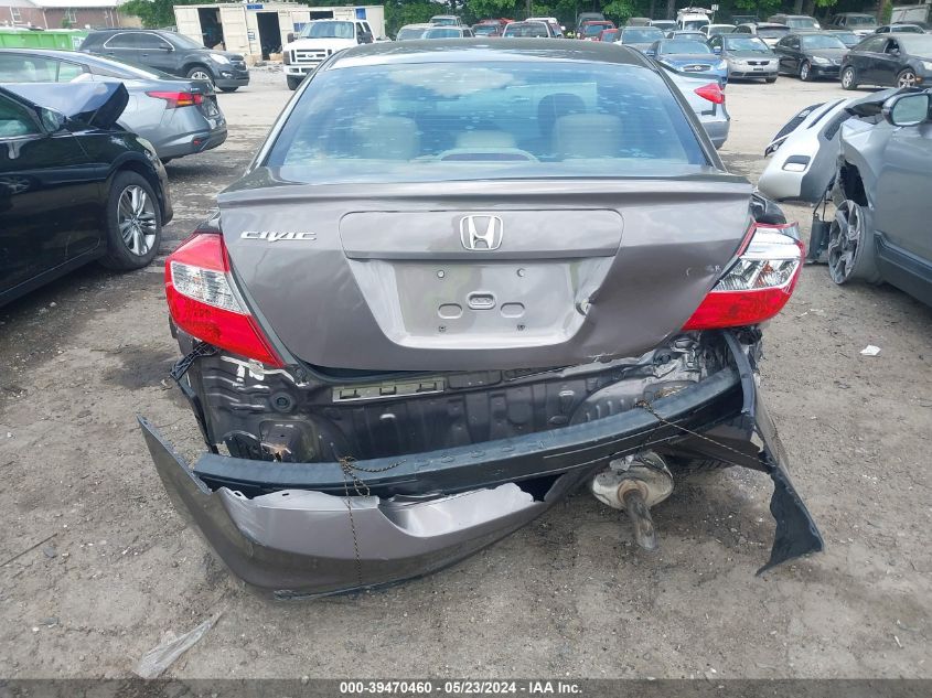 2012 Honda Civic Lx VIN: 2HGFB2F51CH596367 Lot: 39470460