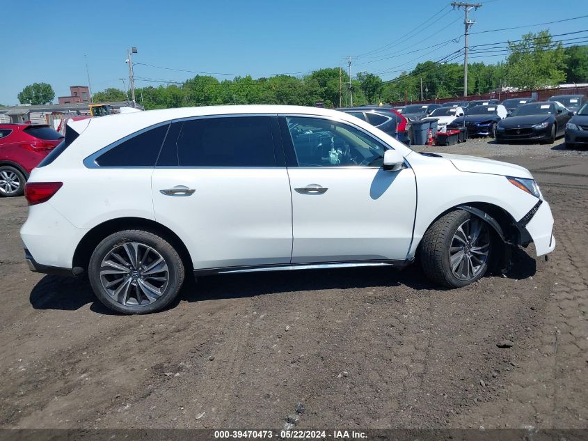 2020 Acura Mdx Technology Package VIN: 5J8YD4H57LL044922 Lot: 39470473