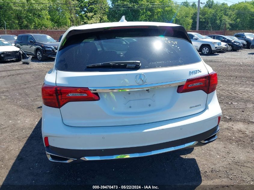 2020 Acura Mdx Technology Package VIN: 5J8YD4H57LL044922 Lot: 39470473