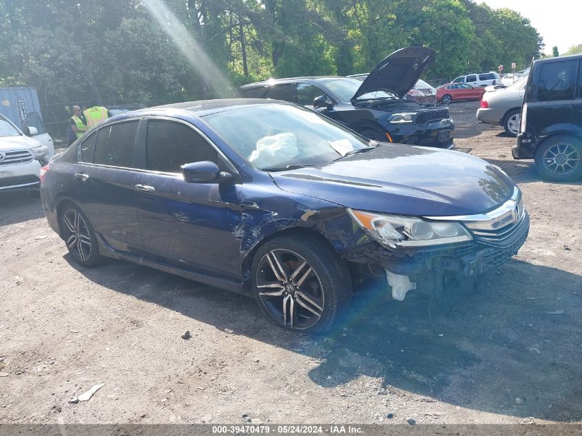 2017 Honda Accord Sport Se VIN: 1HGCR2F16HA288256 Lot: 39470479