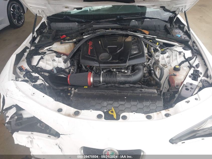 2018 Alfa Romeo Giulia Ti Sport Rwd VIN: ZARFAECN5J7572773 Lot: 39470504