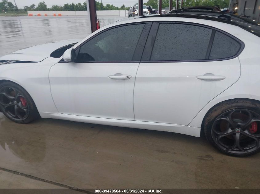 2018 Alfa Romeo Giulia Ti Sport Rwd VIN: ZARFAECN5J7572773 Lot: 39470504
