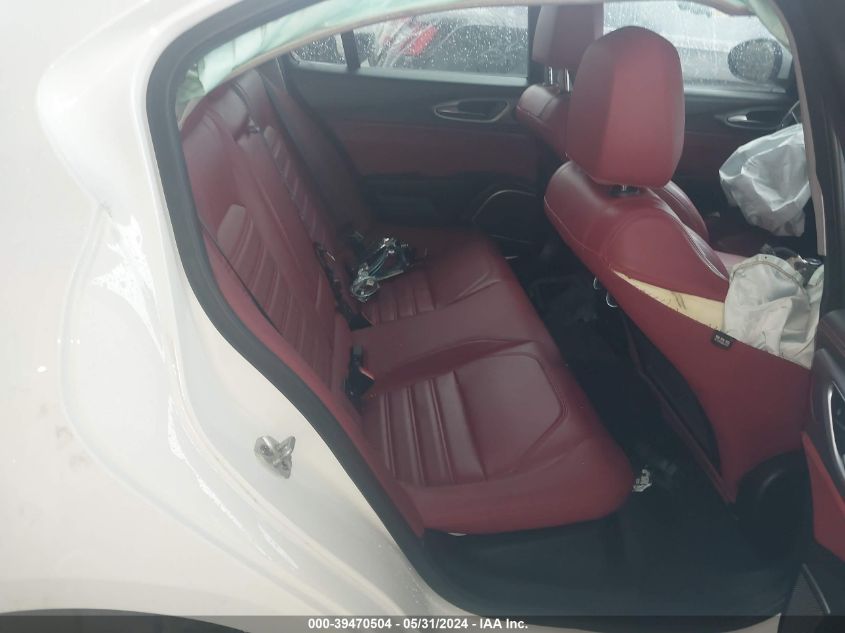 2018 Alfa Romeo Giulia Ti Sport Rwd VIN: ZARFAECN5J7572773 Lot: 39470504