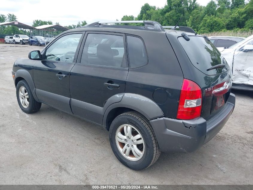 2007 Hyundai Tucson Limited/Se VIN: KM8JN12DX7U625211 Lot: 39470521