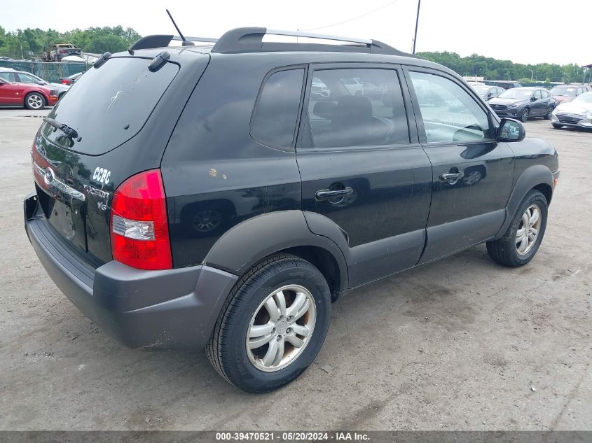 2007 Hyundai Tucson Limited/Se VIN: KM8JN12DX7U625211 Lot: 39470521