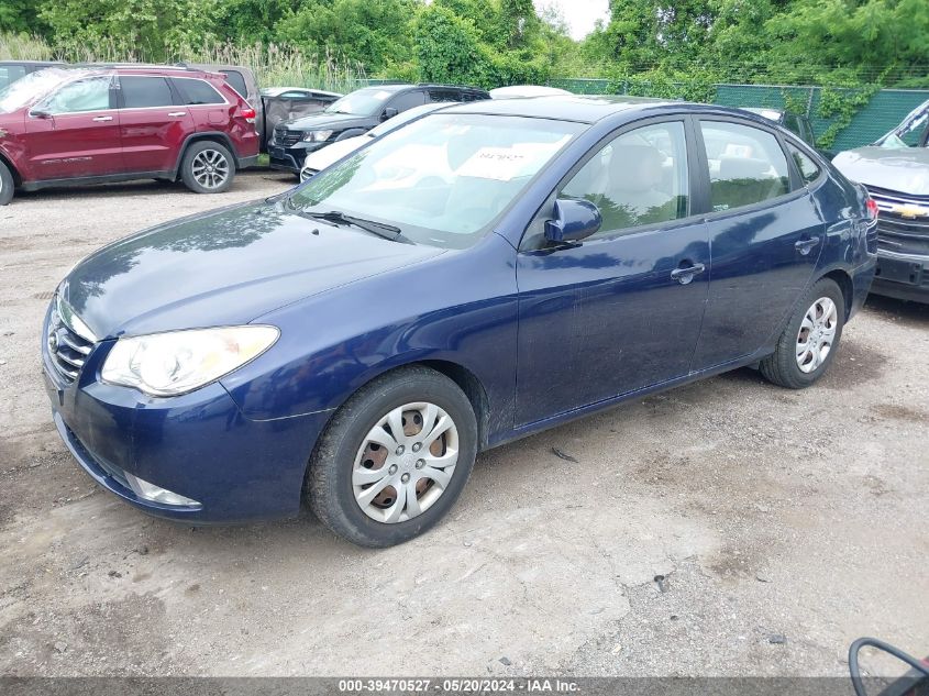 2010 Hyundai Elantra Gls VIN: KMHDU4AD7AU044226 Lot: 39470527