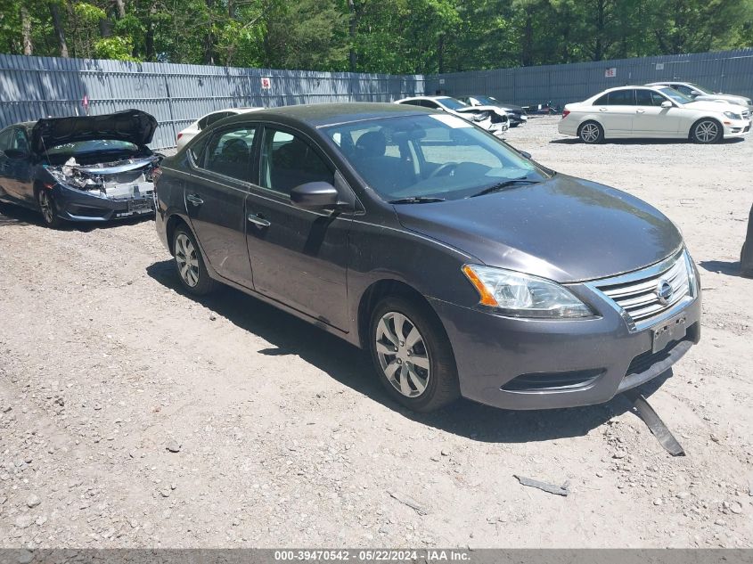 2014 Nissan Sentra S VIN: 3N1AB7AP0EY235212 Lot: 39470542