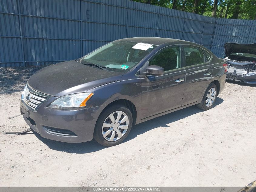 2014 Nissan Sentra S VIN: 3N1AB7AP0EY235212 Lot: 39470542