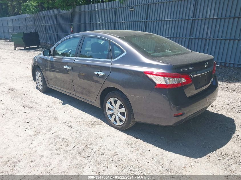 2014 Nissan Sentra S VIN: 3N1AB7AP0EY235212 Lot: 39470542