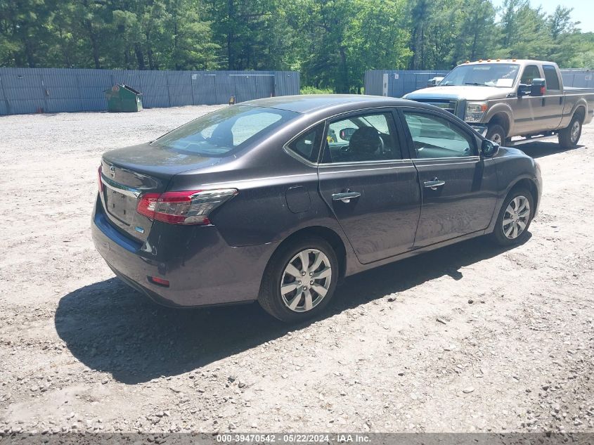 2014 Nissan Sentra S VIN: 3N1AB7AP0EY235212 Lot: 39470542