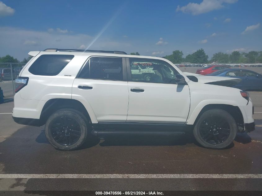 2021 Toyota 4Runner Nightshade Special Edition VIN: JTEJU5JR2M5854253 Lot: 39470556