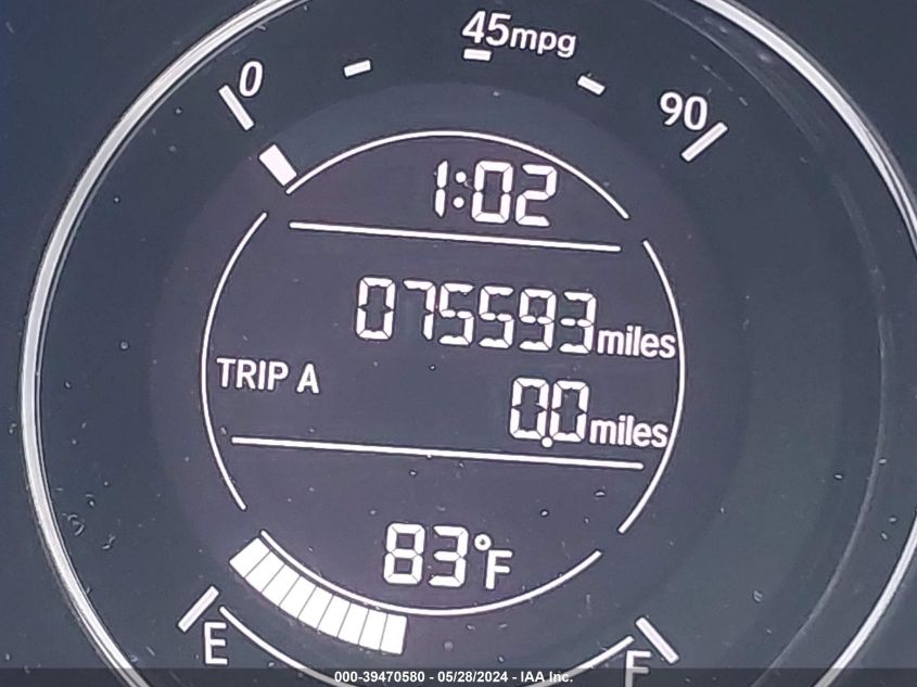 2019 Honda Hr-V Lx VIN: 3CZRU6H3XKG725045 Lot: 39470580