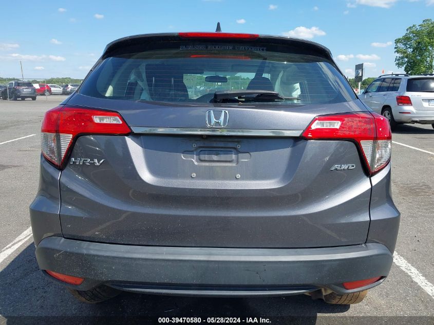2019 Honda Hr-V Lx VIN: 3CZRU6H3XKG725045 Lot: 39470580