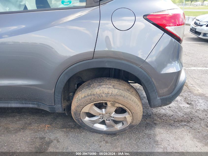 2019 Honda Hr-V Lx VIN: 3CZRU6H3XKG725045 Lot: 39470580