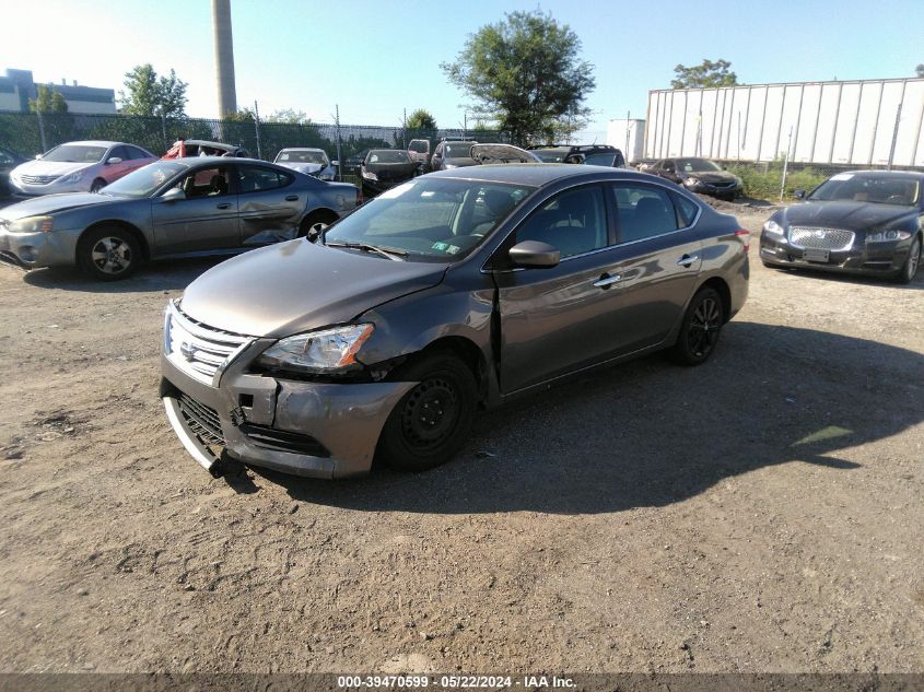 2015 Nissan Sentra Sv VIN: 3N1AB7AP9FL628690 Lot: 39470599