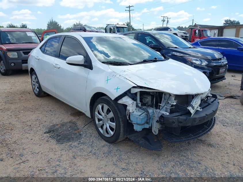 2016 Toyota Corolla Le VIN: 2T1BURHE3GC707403 Lot: 39470612