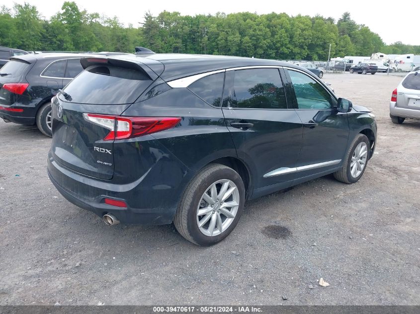 2020 Acura Rdx Standard VIN: 5J8TC2H34LL040648 Lot: 39470617