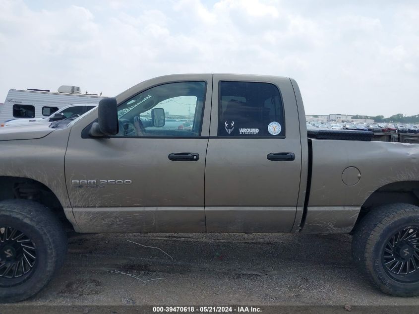 2006 Dodge Ram 2500 Slt/Trx4 Off Road/Sport/Power Wagon VIN: 3D7KS28C26G283525 Lot: 39470618