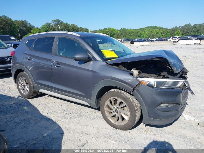 2018 Hyundai Tucson Sel VIN: KM8J33A44JU692848 Lot: 39470634