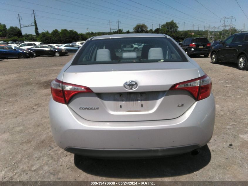 2014 Toyota Corolla Le VIN: 2T1BURHE4EC043576 Lot: 39470638