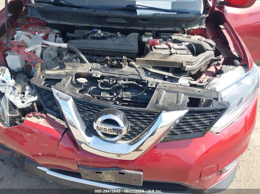 2016 Nissan Rogue S VIN: JN8AT2MT0GW004766 Lot: 39470645