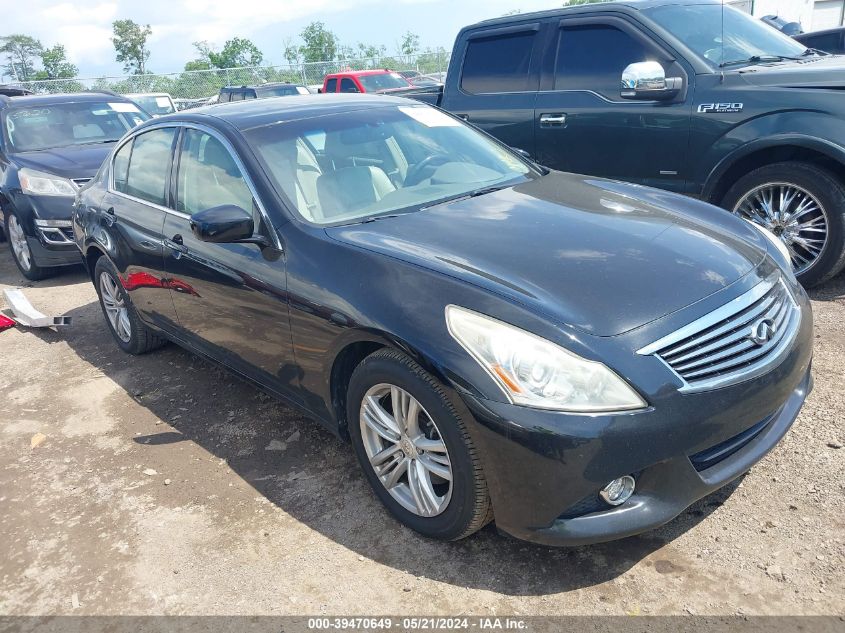 2012 Infiniti G37X VIN: JN1CV6AR7CM972211 Lot: 39470649