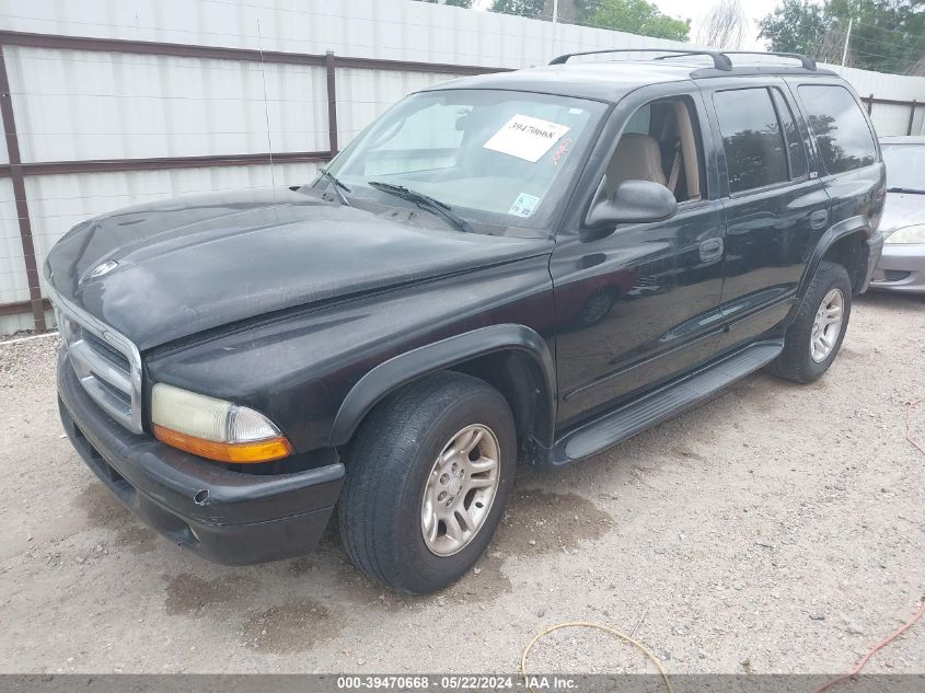 2002 Dodge Durango Slt VIN: 1B4HR48NX2F208187 Lot: 39470668