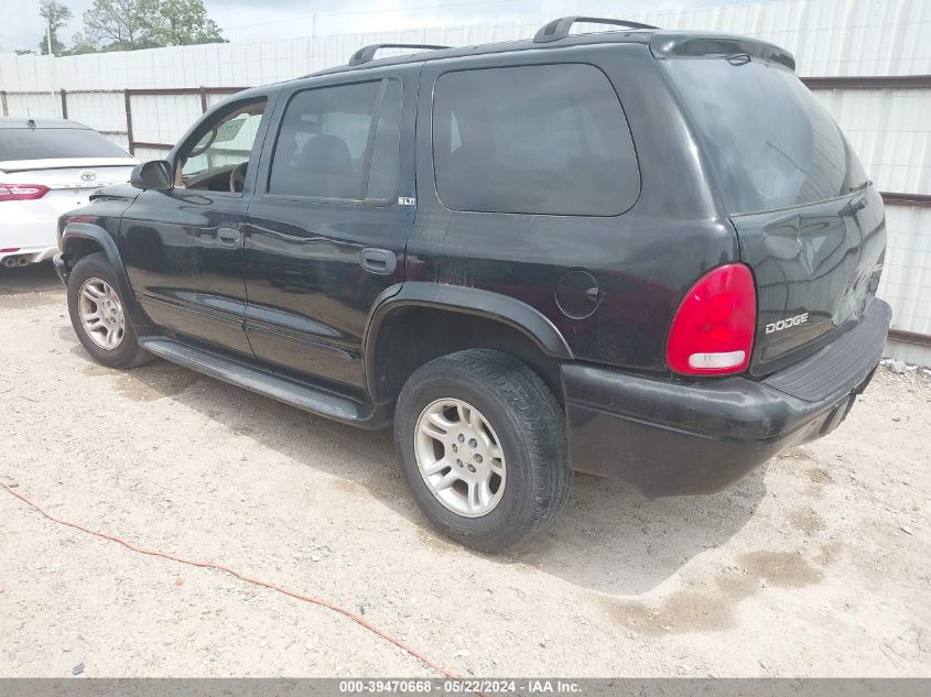 2002 Dodge Durango Slt VIN: 1B4HR48NX2F208187 Lot: 39470668