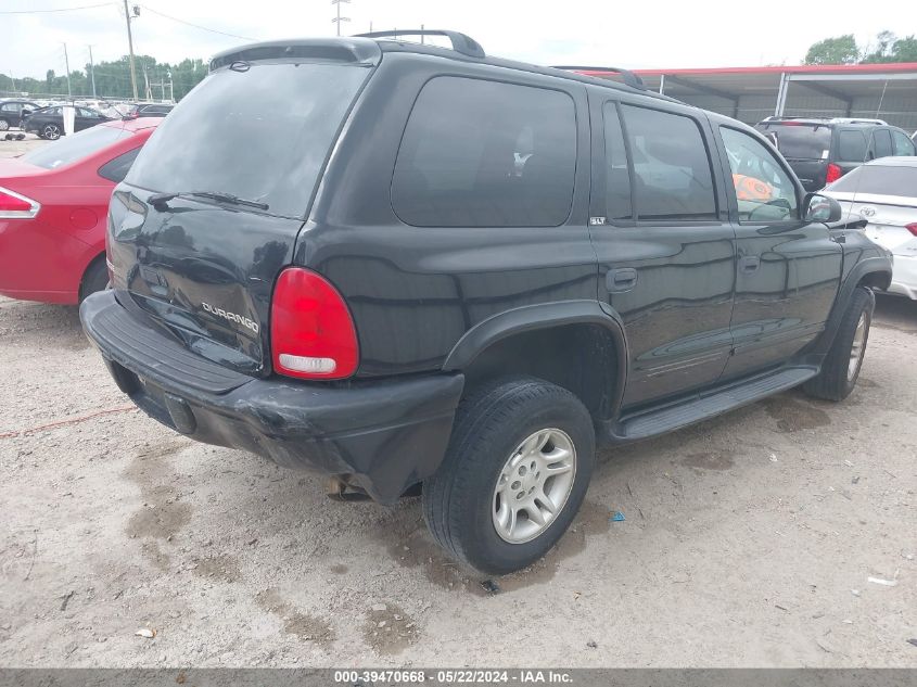 2002 Dodge Durango Slt VIN: 1B4HR48NX2F208187 Lot: 39470668