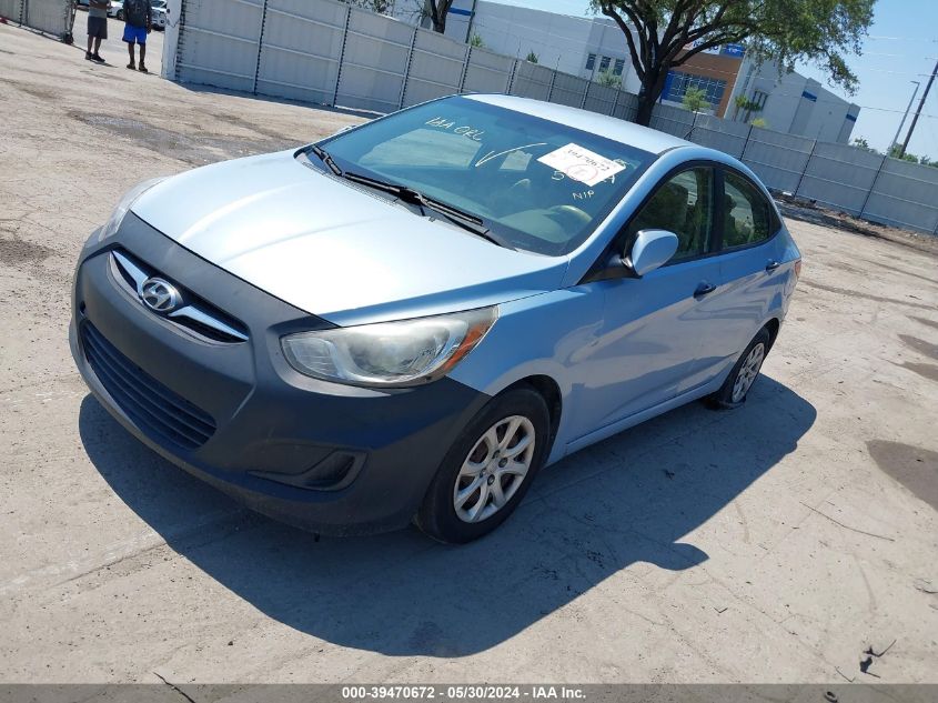 2012 Hyundai Accent Gls VIN: KMHCT4AE9CU095608 Lot: 39470672