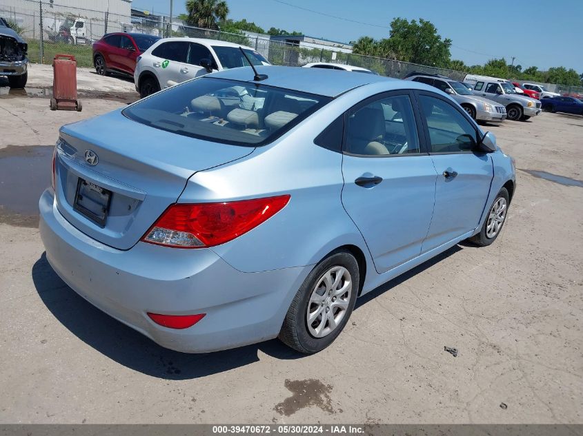 2012 Hyundai Accent Gls VIN: KMHCT4AE9CU095608 Lot: 39470672