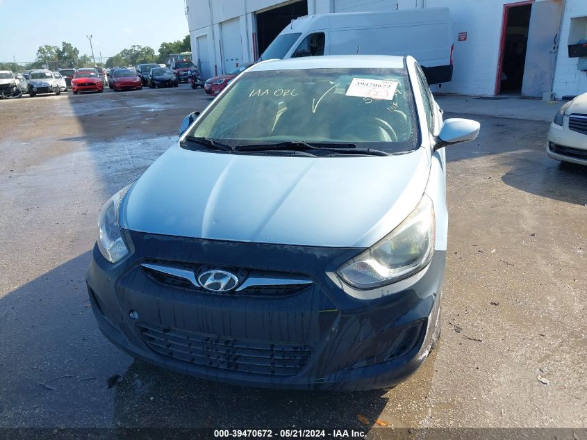 2012 Hyundai Accent Gls VIN: KMHCT4AE9CU095608 Lot: 39470672