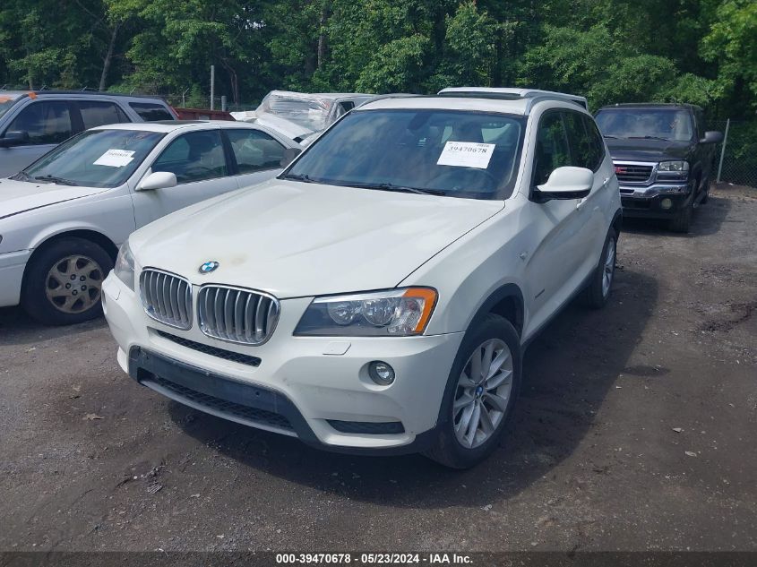 2013 BMW X3 xDrive28I VIN: 5UXWX9C54D0A17456 Lot: 39470678