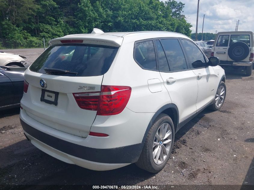 2013 BMW X3 xDrive28I VIN: 5UXWX9C54D0A17456 Lot: 39470678