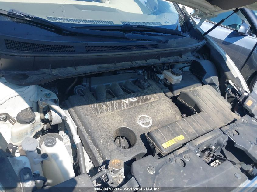 2012 Nissan Murano Le VIN: JN8AZ1MW8CW239655 Lot: 39470693