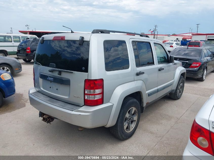 2008 Jeep Liberty Sport VIN: 1J8GN28K58W102896 Lot: 39470694