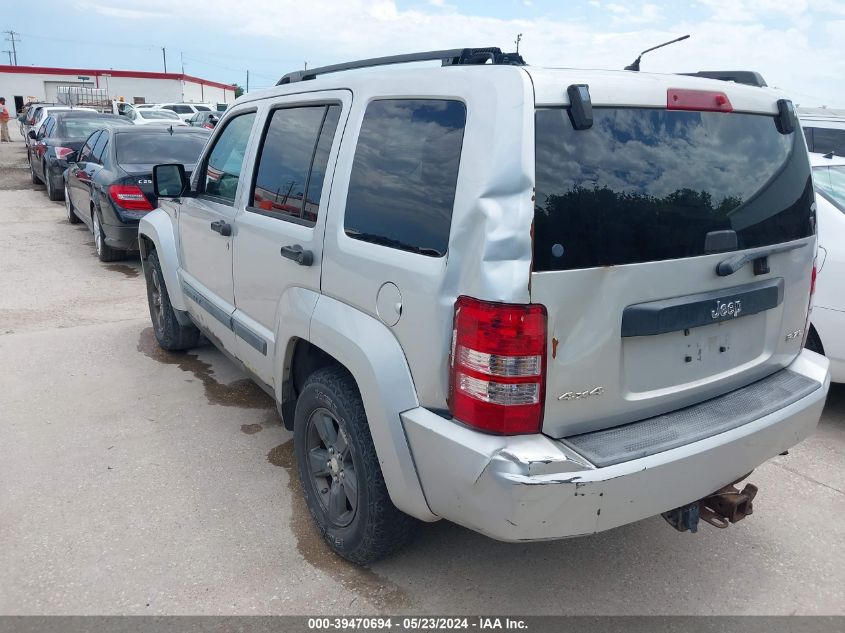 2008 Jeep Liberty Sport VIN: 1J8GN28K58W102896 Lot: 39470694